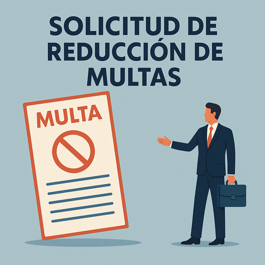 Solicitud de Reducción de Multas | Instructivo